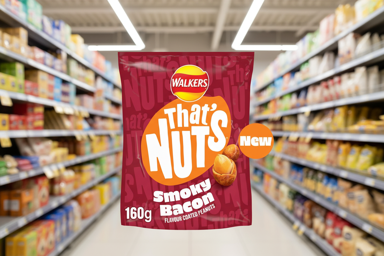 8 x Thats Nuts Walkers Smoky Bacon - 160GM