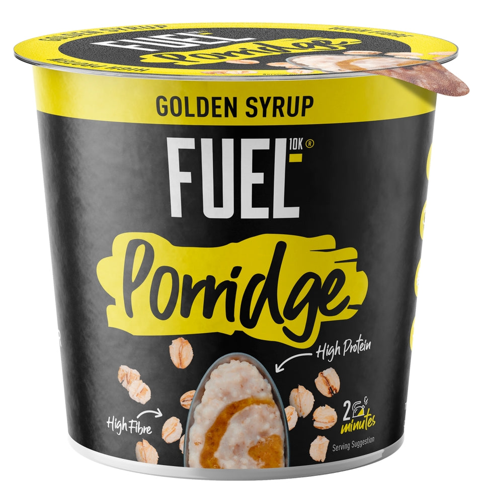 8 x Fuel10k Porridge Pot Golden Syrup - 70G