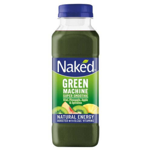 9 x Naked Green Machine Apple & Kiwi Smoothie 300Ml