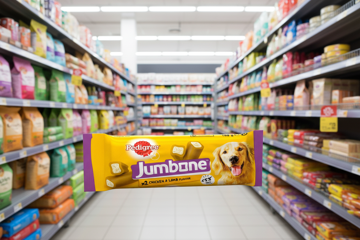 12 x Pedigree Jumbone Adult Medium Dog Treat Chicken & Lamb 2 Chews 180G