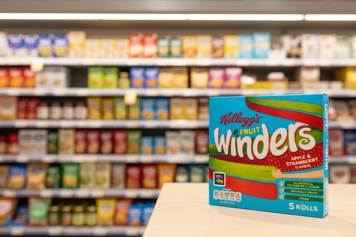 10 x Fruit Winders Strawberry & Apple 5Pk 17GM
