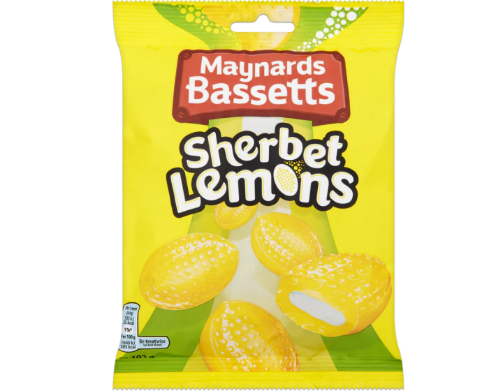 Maynards Sherbet Lemon Bag - 192g