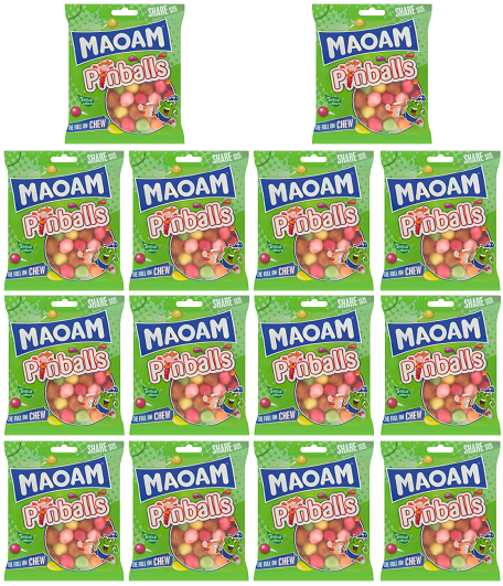 14 x Haribo Maoam Pinballs - 140Gm