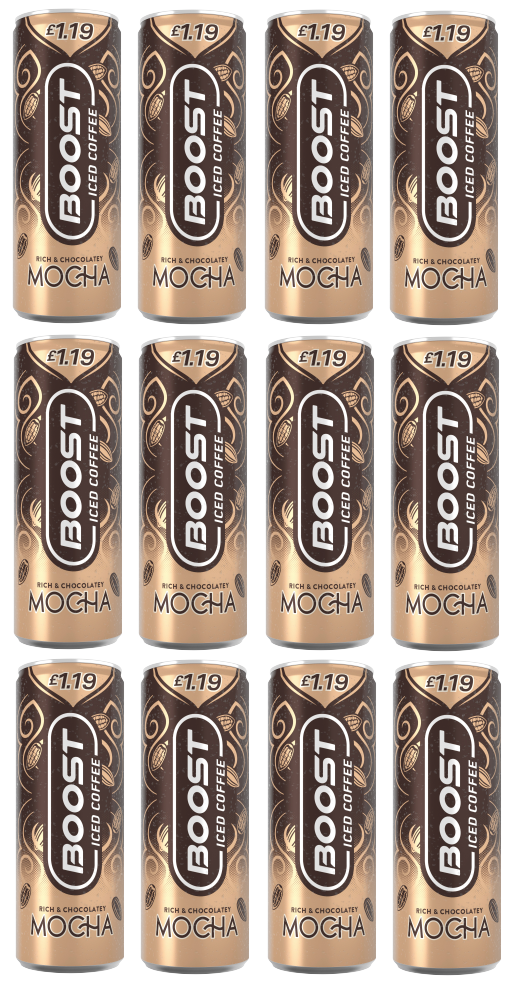 12 x Boost Iced Coffee Mocha - 250Ml