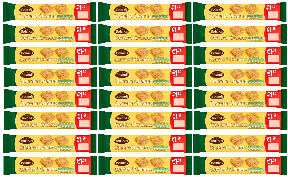 24 x Bolands Custard Creams - 150GM