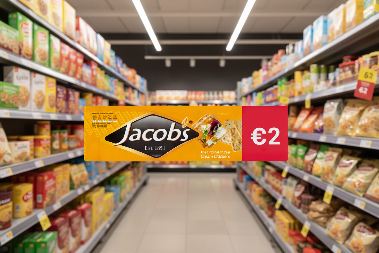 24 x Jacobs Cream Cracker 2 Euro - 300GM