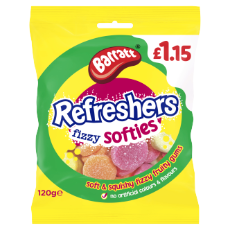 12 X Barratt Refreshers Fizzy Softies 120G