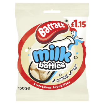 Barratt Sweet Shop Milk Bottles 150G
