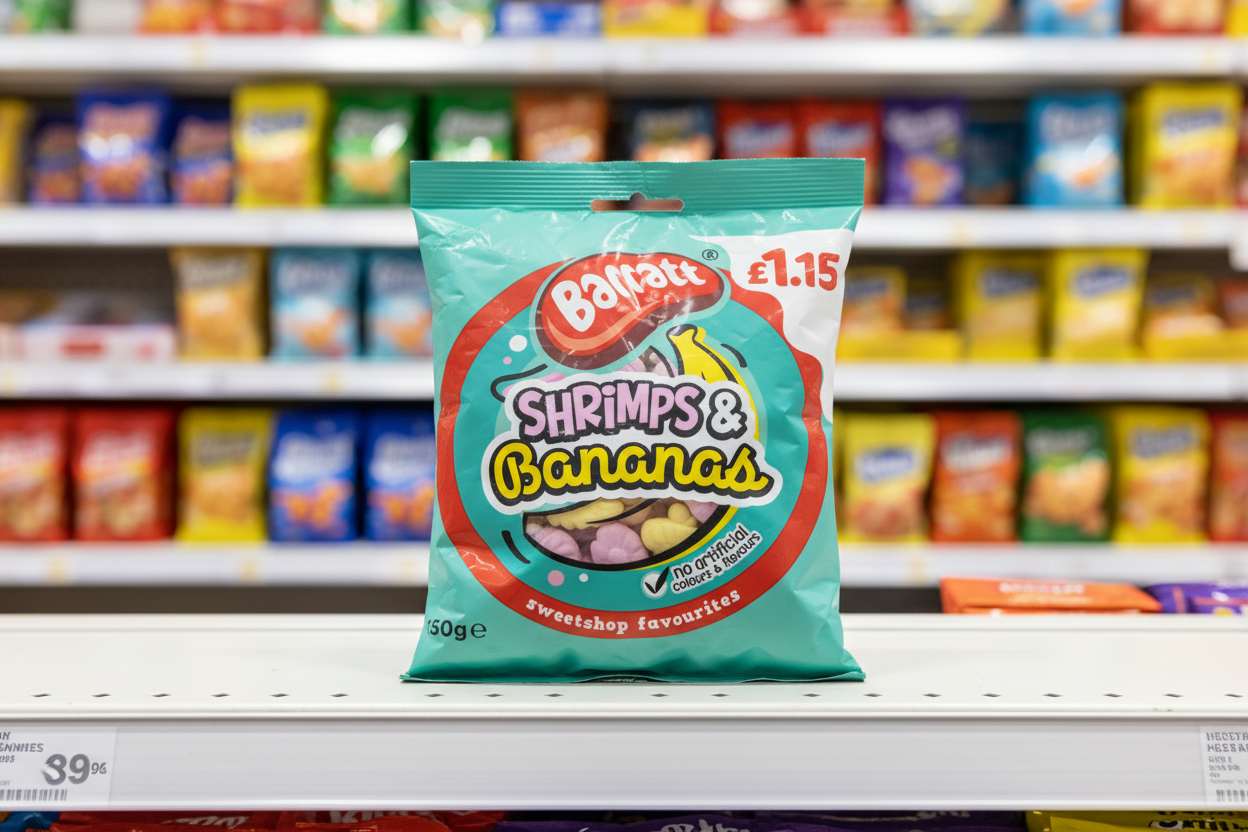 12 X Barratt Shrimp And Bananas 150G