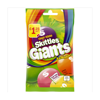 14 X Skittles Giants Sours 116G
