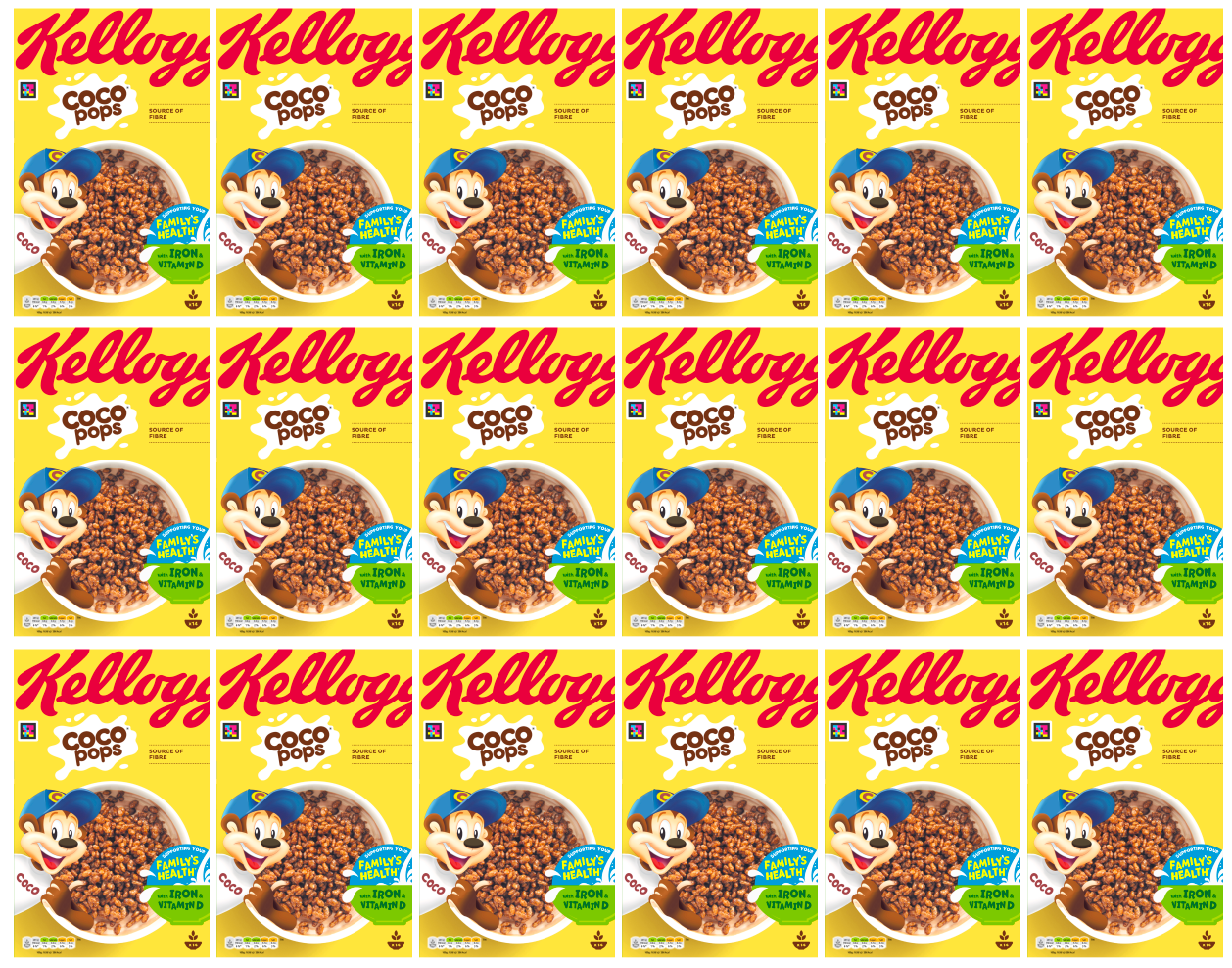 18 x Kelloggs Coco Pops - 420GM