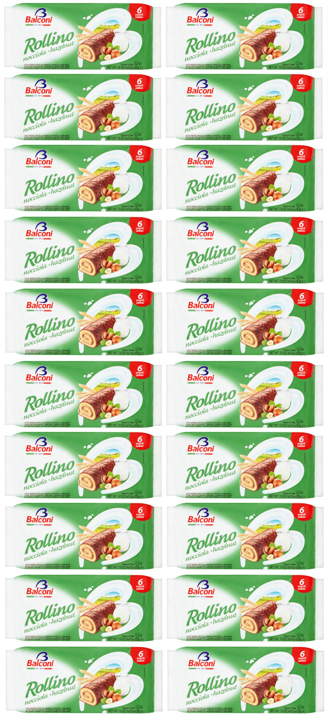 20 X Balconi Rollino Cocao 6PK