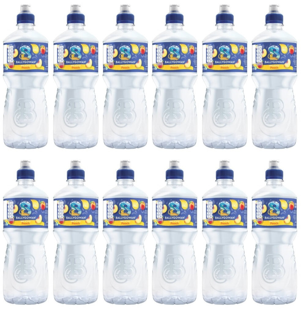 12 x Ballygowan Hint Of Fruit Peach 750Ml