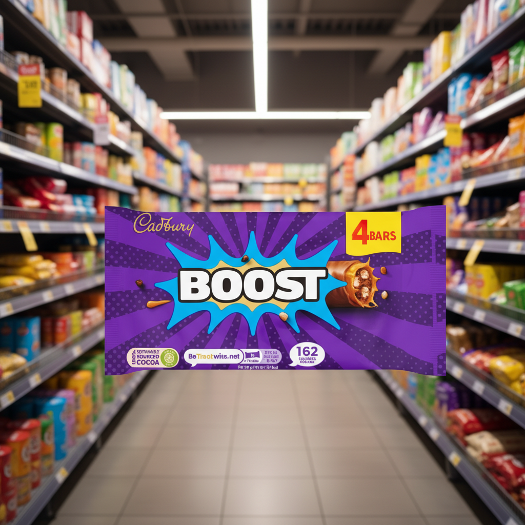 12 x Cadbury Boost Bar 4pk - 126GM
