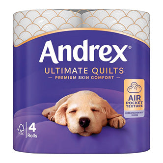 6 X Andrex Supreme Quilts - 4 Pack