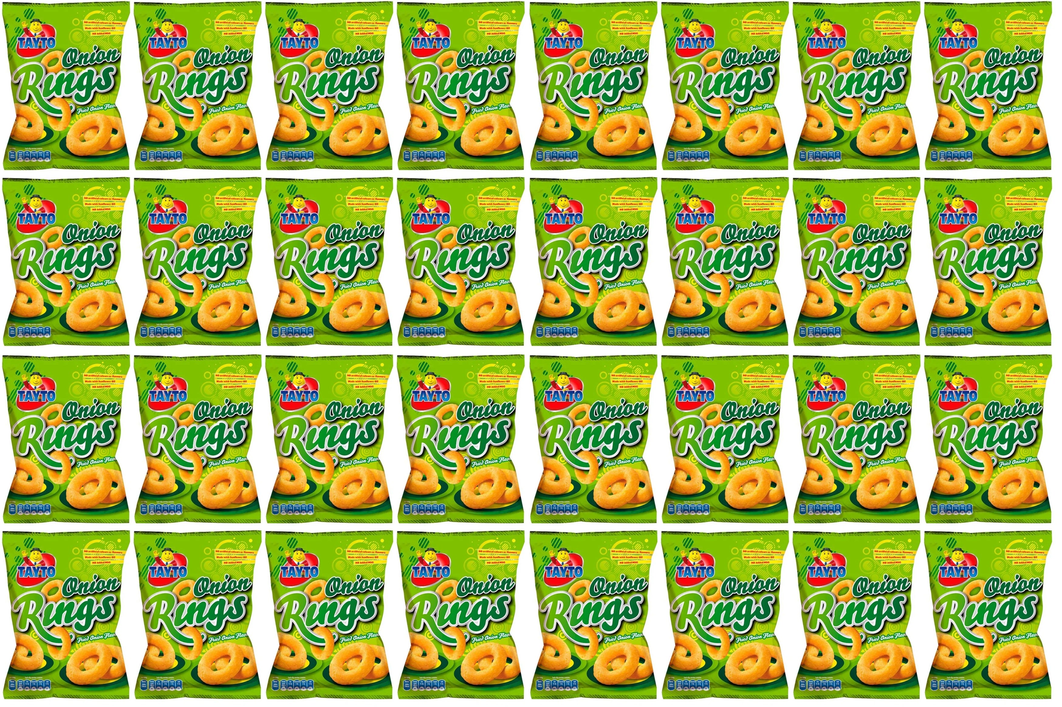 32 x Tayto Fried Onion Flavour Onion Ring 40G