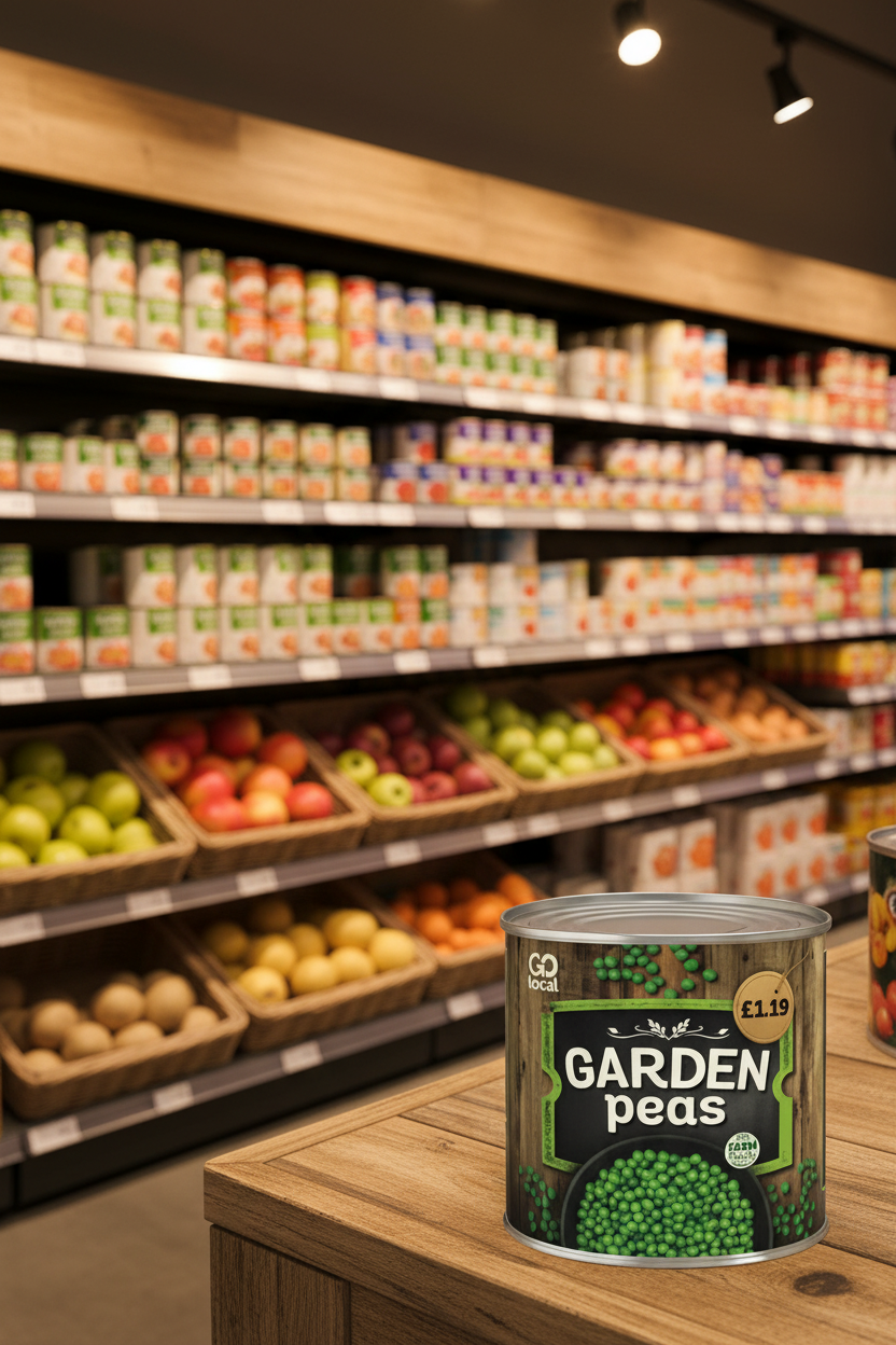 12 X Go Local Garden Peas - 560G