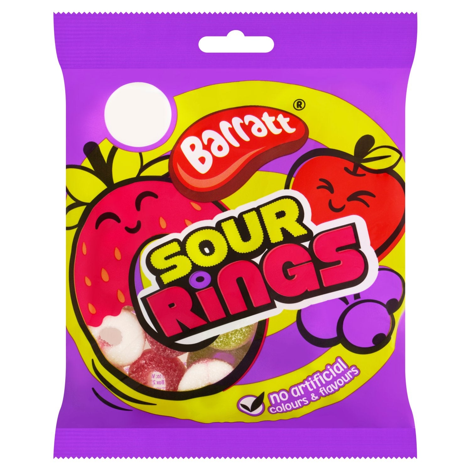 20 x Barratt Sour Rings 80G