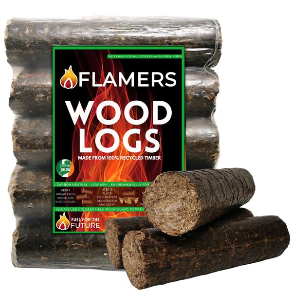 Flamers Wood Logs - 5 PACK