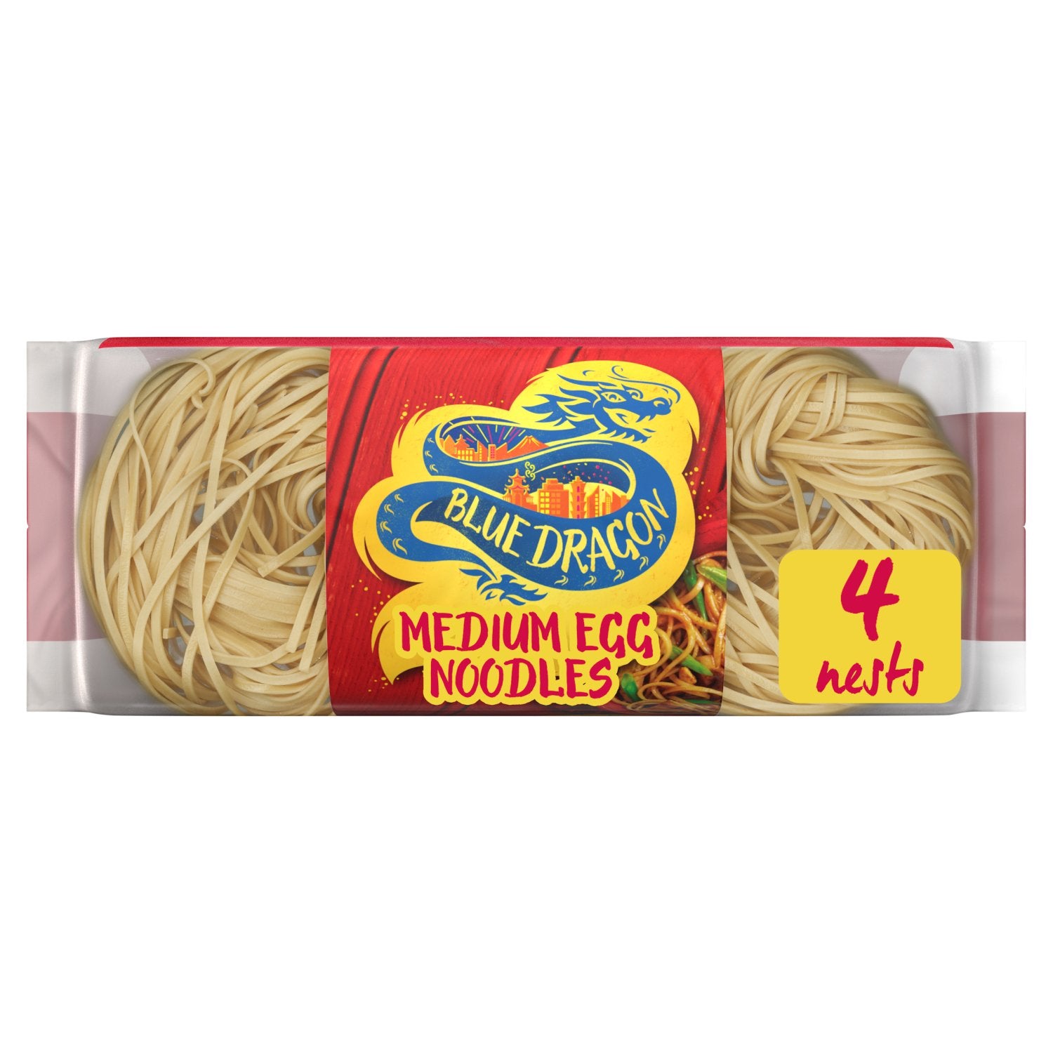8 x Blue Dragon Medium Egg Noodles 250G