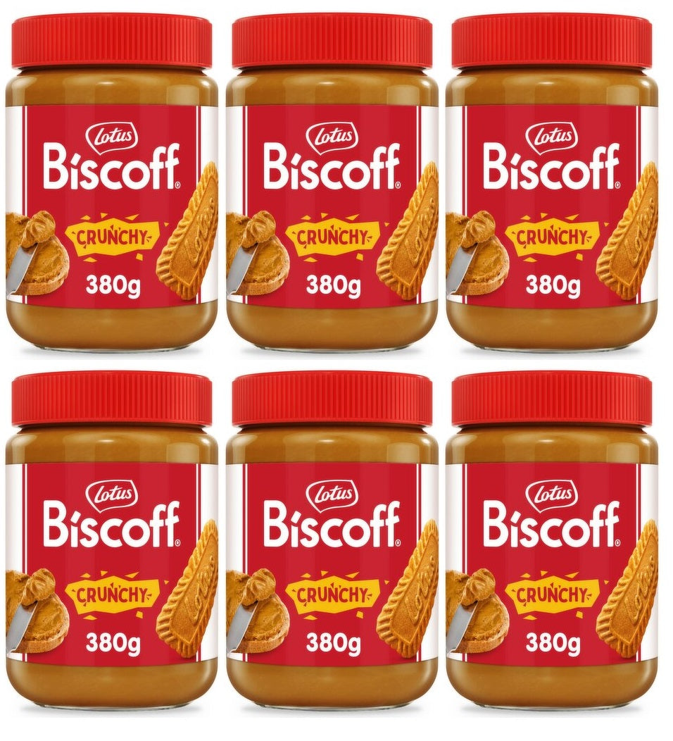 6 x Lotus Biscoff Crunchy 380G