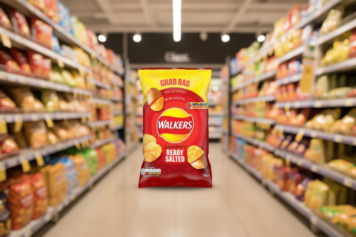 32 x Walkers Ready Salted Crisps 45G