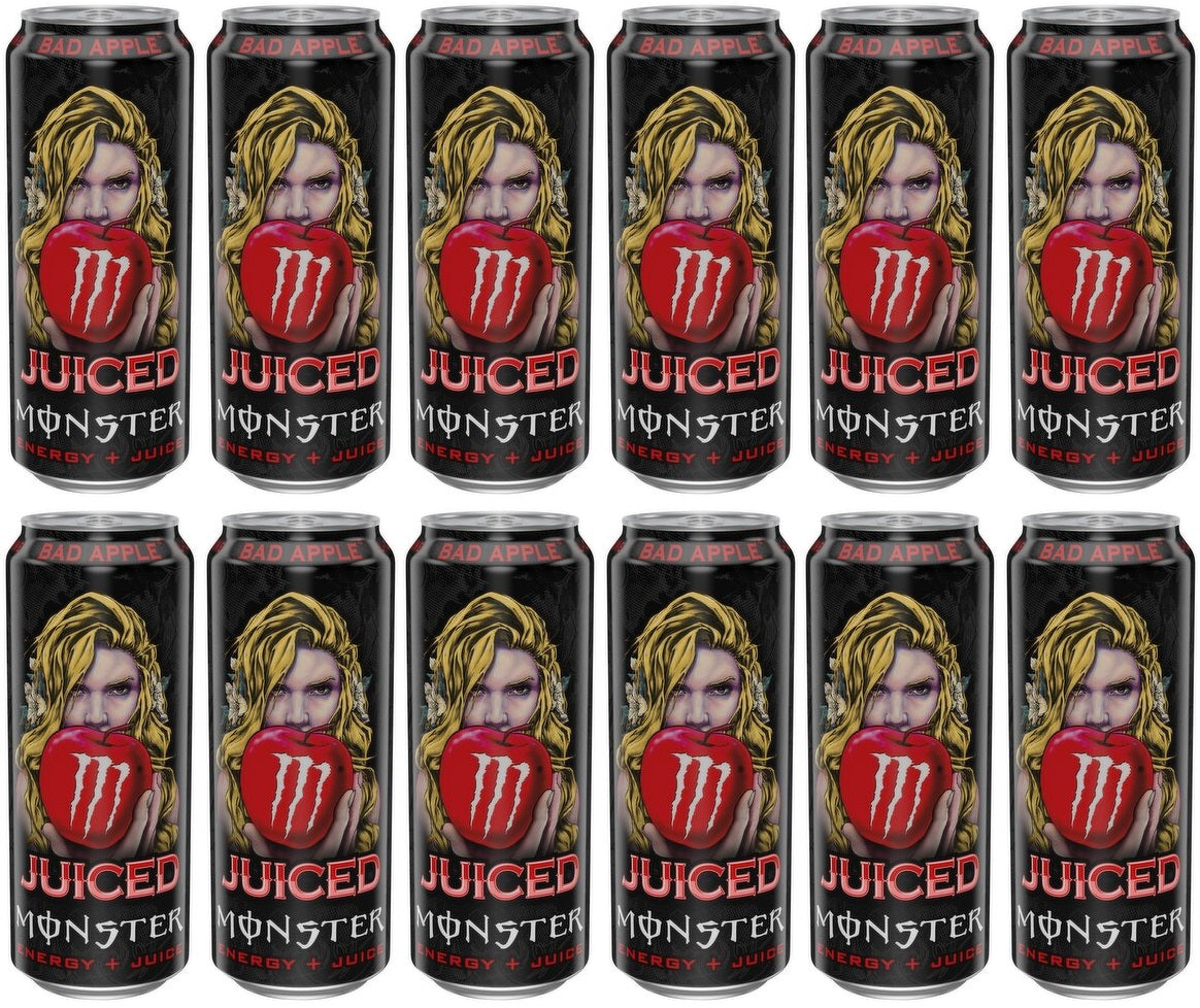 12 x Monster Bad Apple Juiced 500Ml