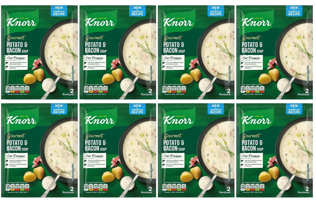 8 x Knorr Potato & Bacon Soup 70G