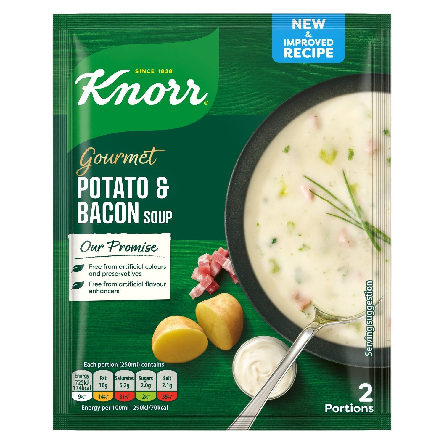 Knorr Potato & Bacon Soup 70G