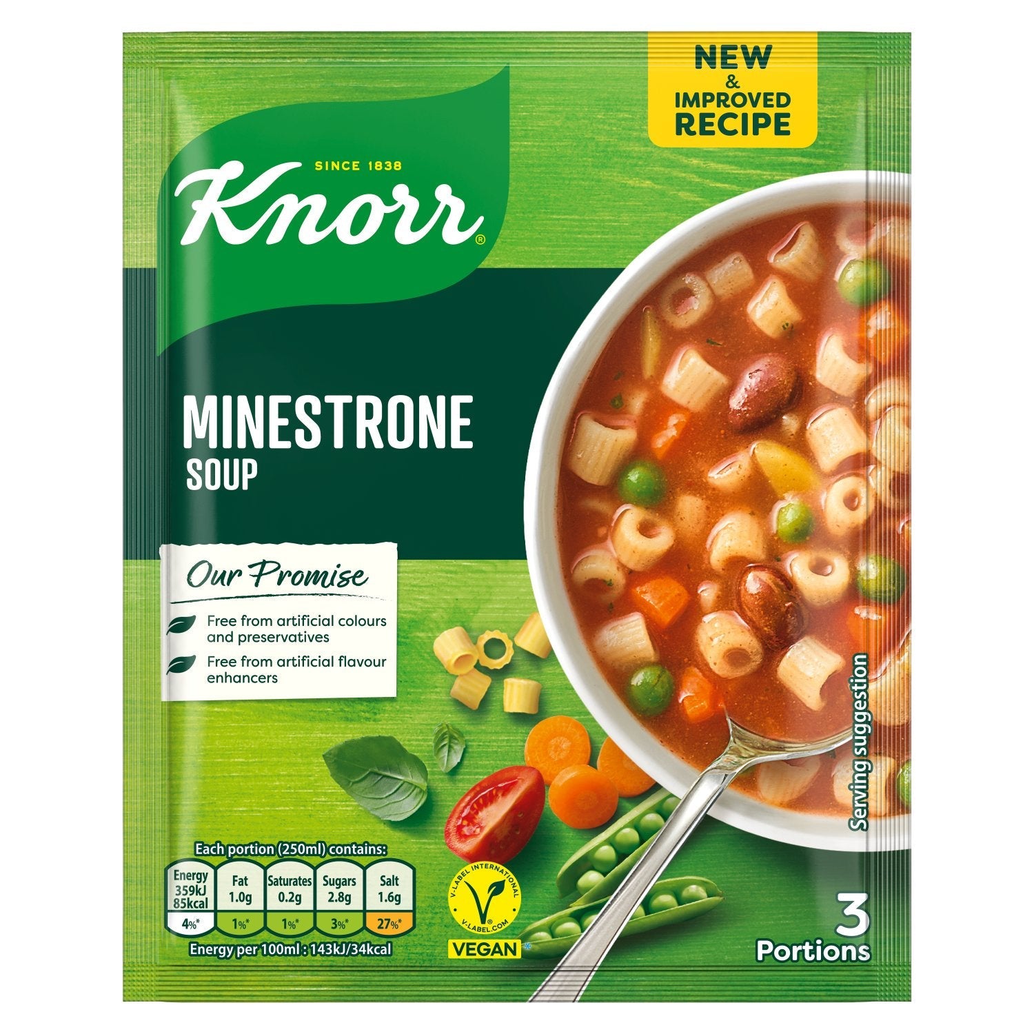 Knorr Minestrone Soup 78G