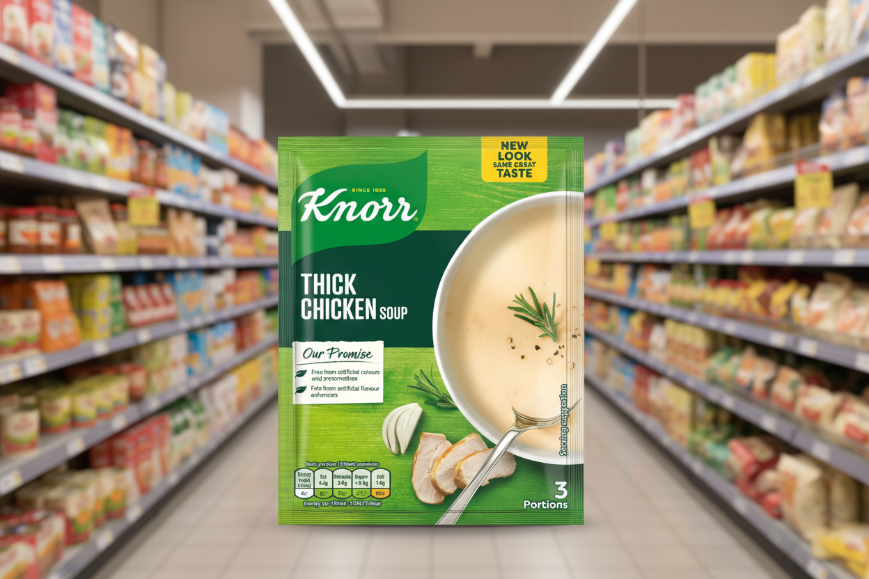 13 x Knorr Thick Chicken Soup 55G