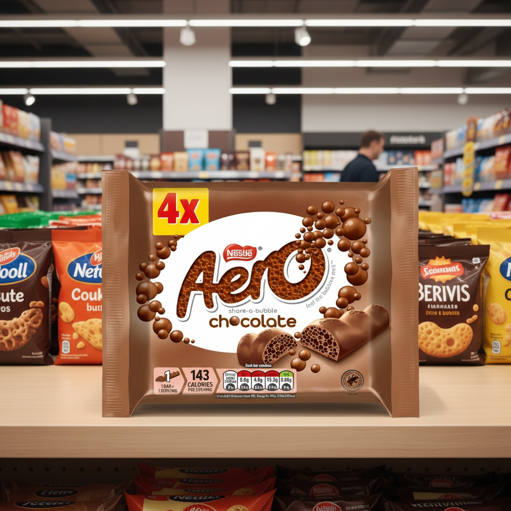 14 x Aero Chocolate Bars 4 X 27G (108G)