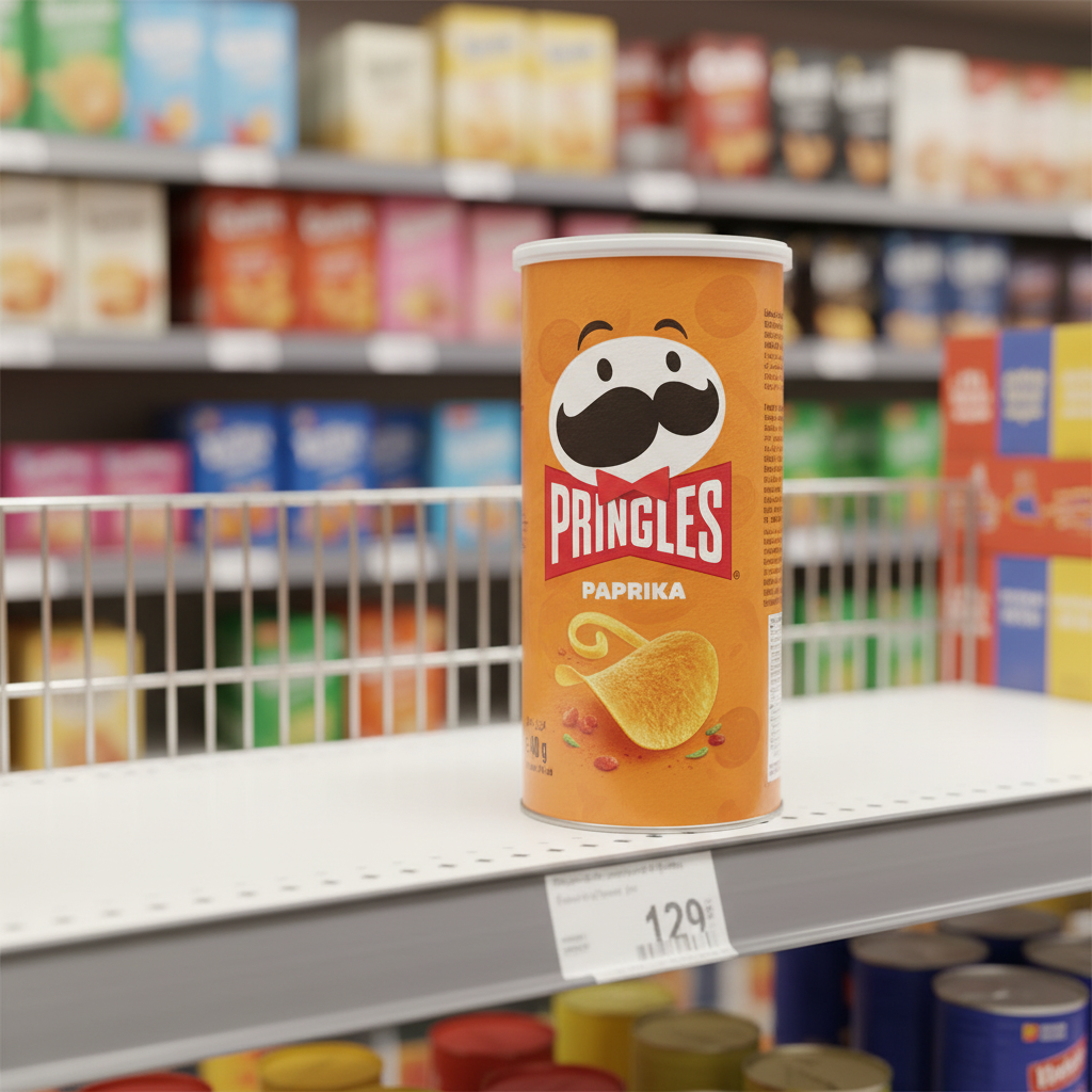 12 X Pringles Paprika - 40Gm