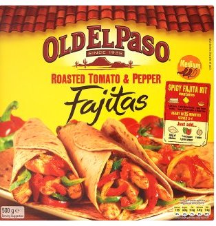 6 x El Paso Tom./Pepper Fajita Dinn.Kit - 500GR