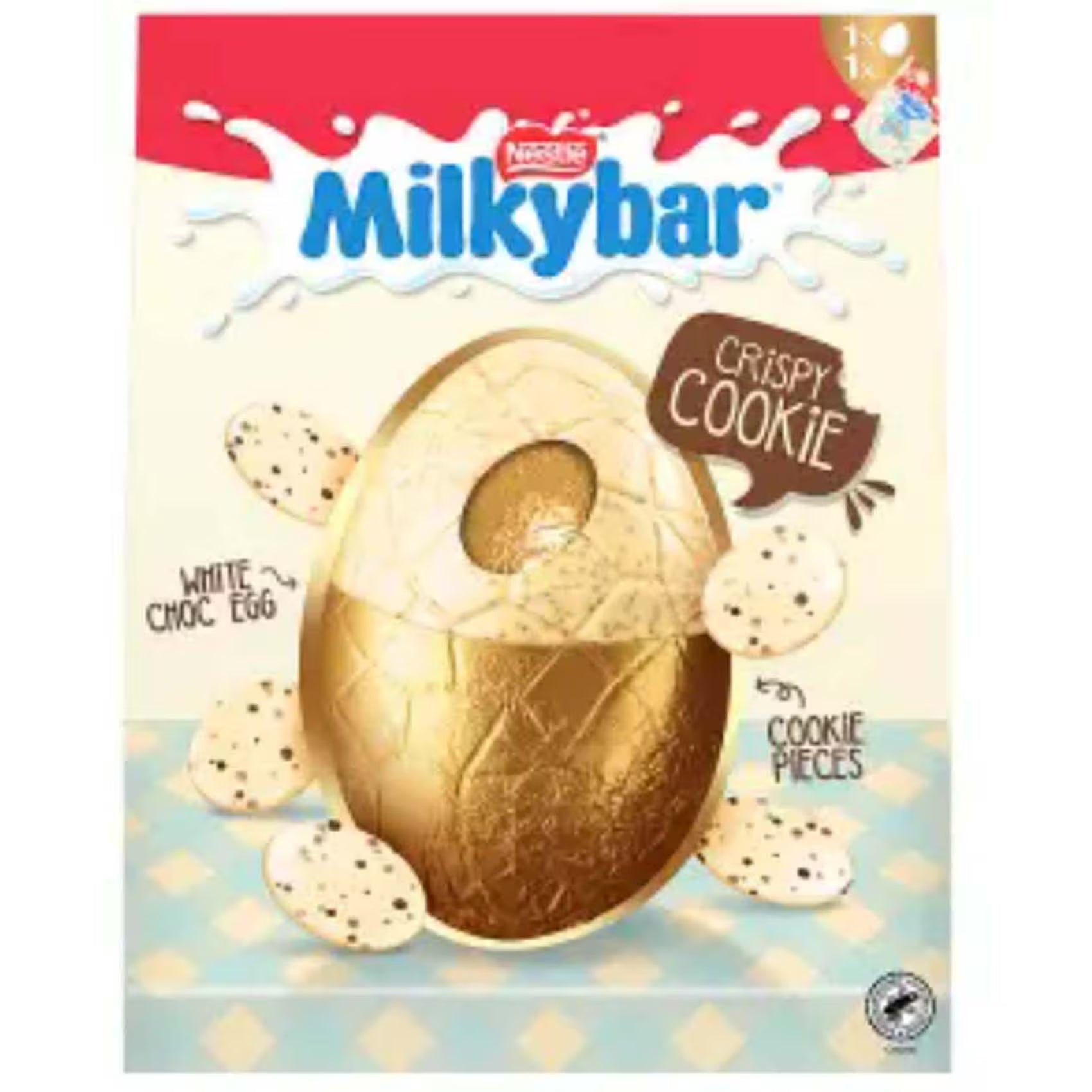 4 X Milkybar Cookie Giant Egg - 236Gm