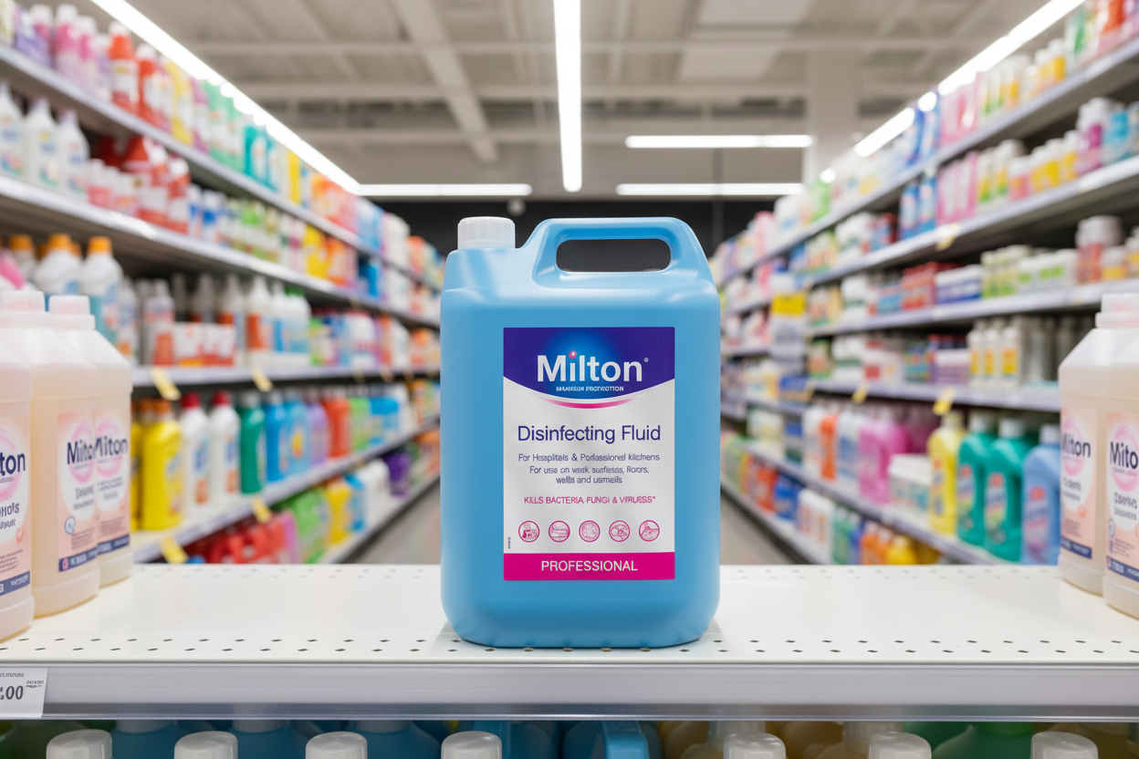 2 x Milton 5 Litre Disinfecting Fluid