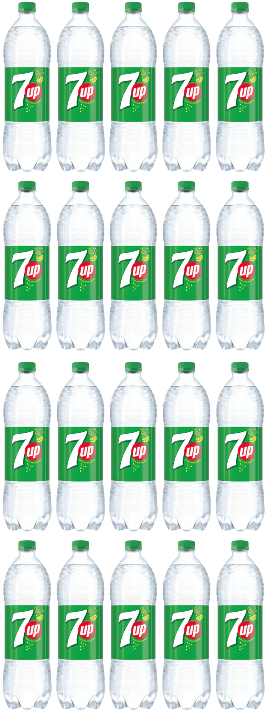 20 x 7Up Refreshing Lemon & Lime Taste 750Ml