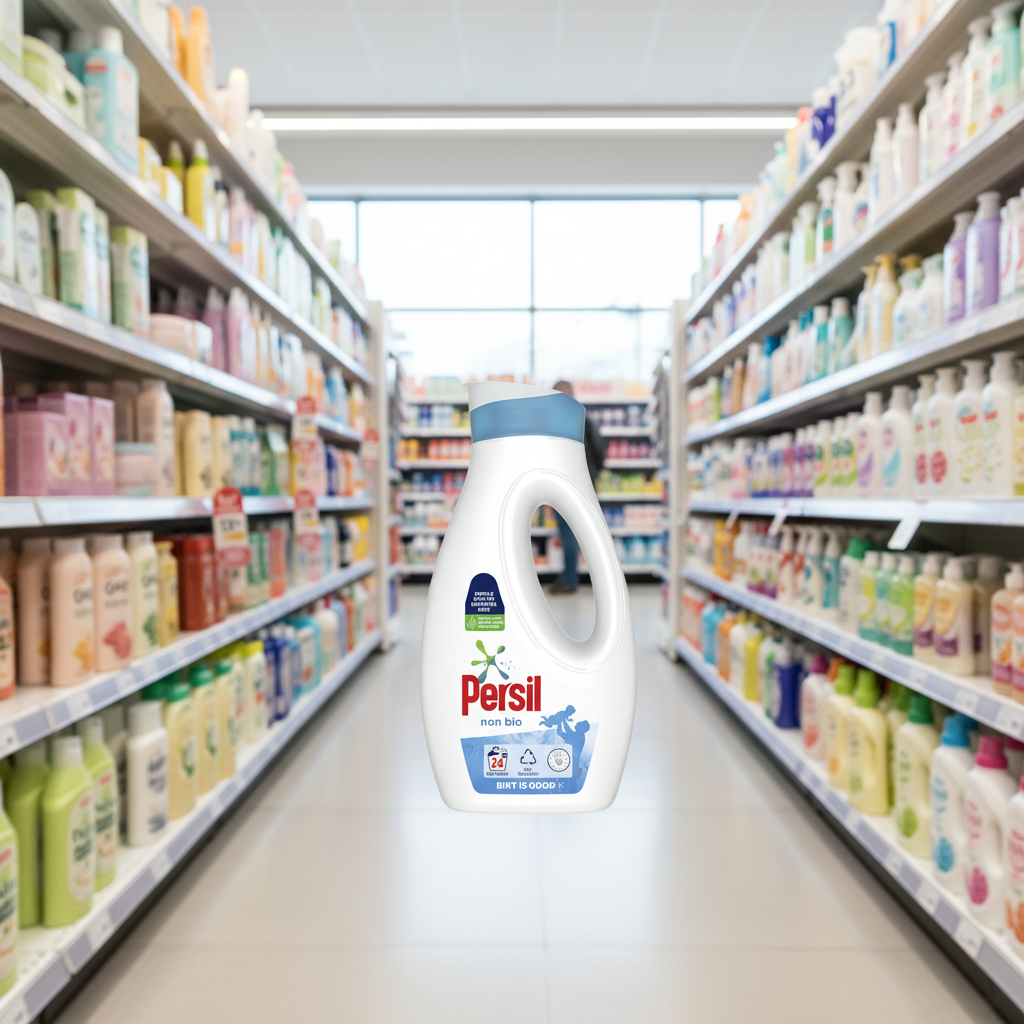 5 x Persil Non Bio Laundry Washing Liquid Detergent 24 Wash 648 Ml