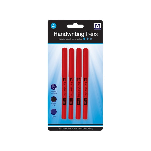 24 x Stat 4 Handwriting Pens Blue/Blk