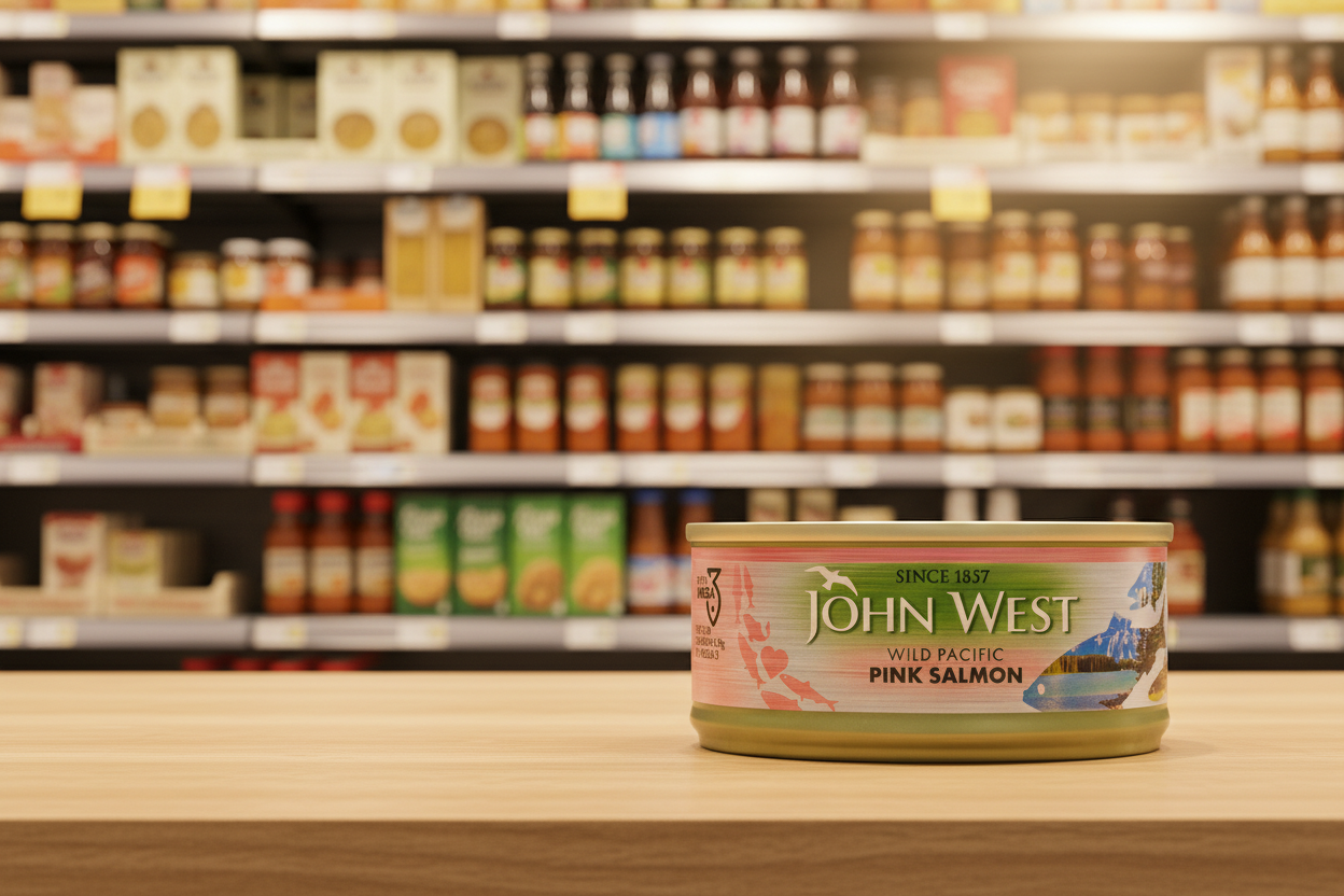 24 x John West Wild Pacific Pink Salmon 105G