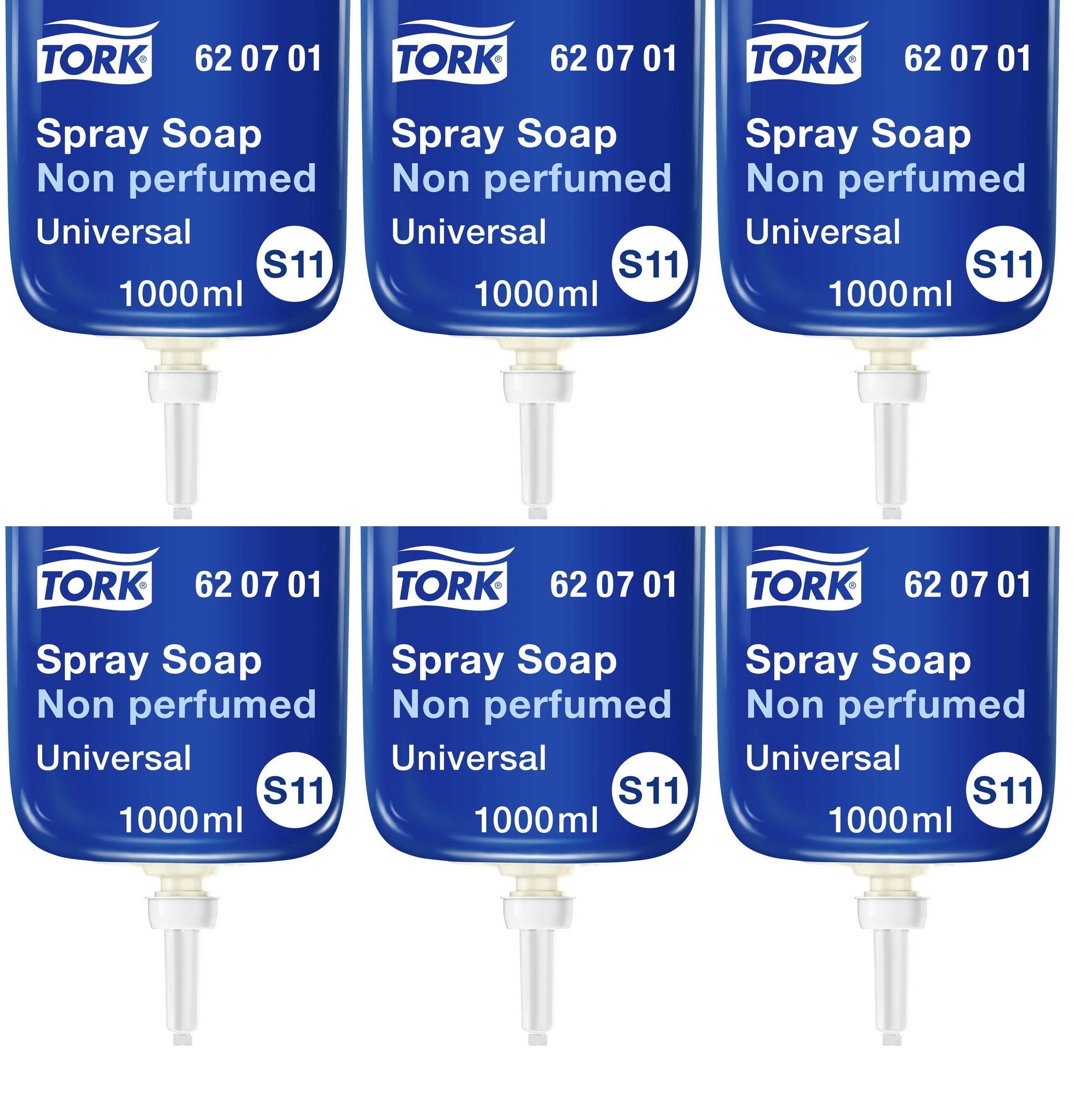 6 x Tork Spray Soap Non Perfumed 1000Ml X 6- S1/11