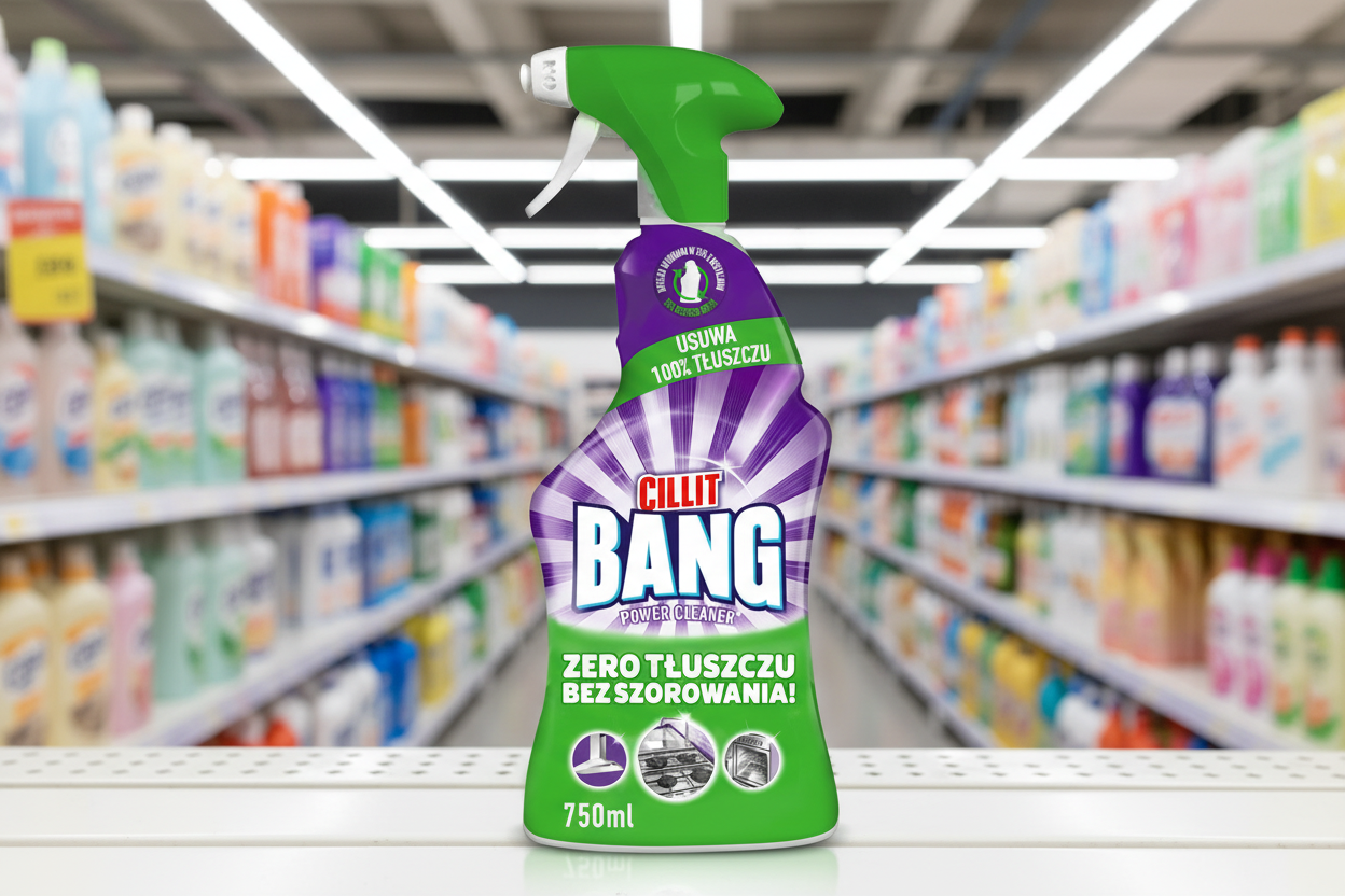 6 x Cillit Bang Power Cleaner Grease & Sparkle 750ml