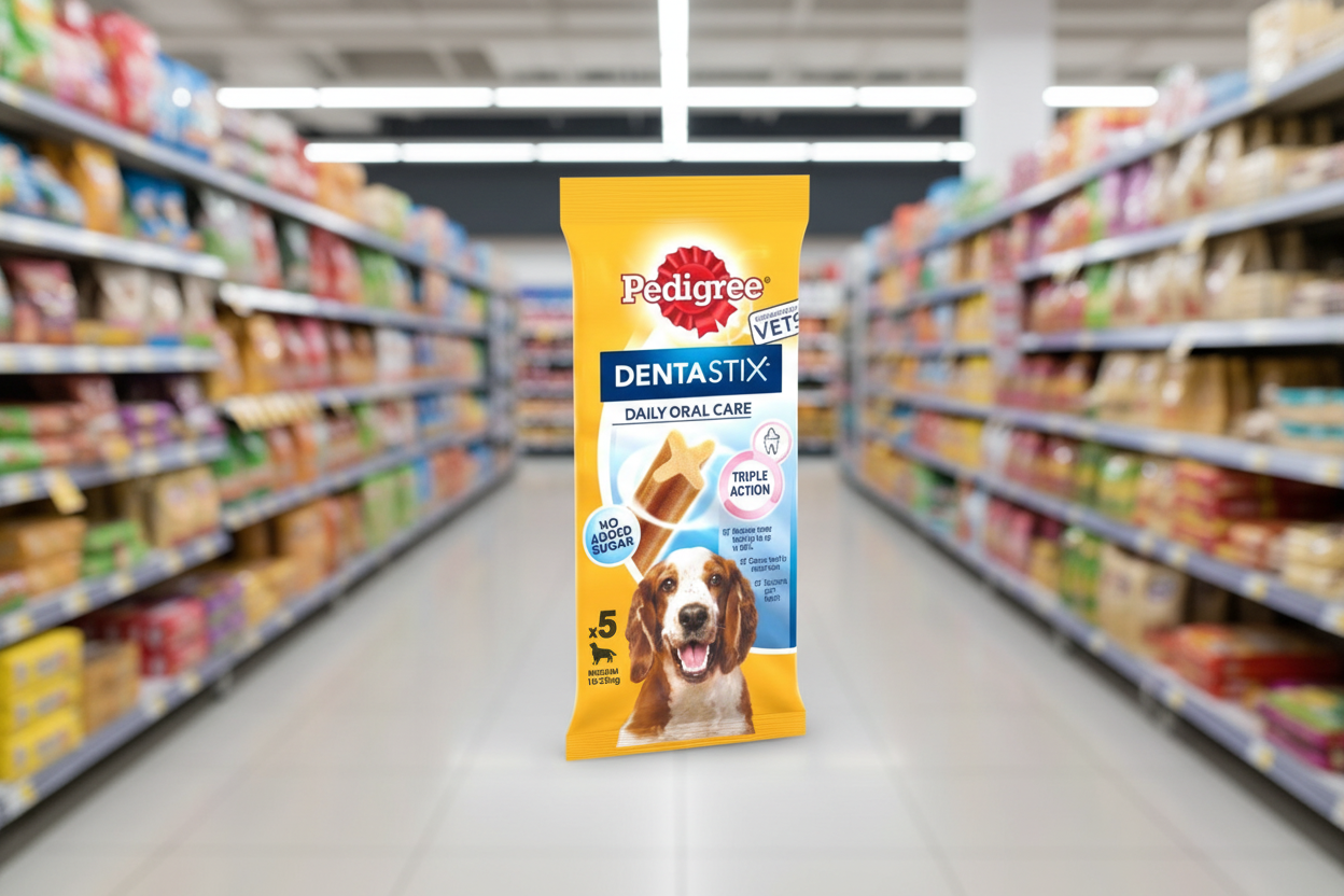 14 x Pedigree Dentastix Daily Oral Care Medium 10-25Kg 5 Sticks 128G