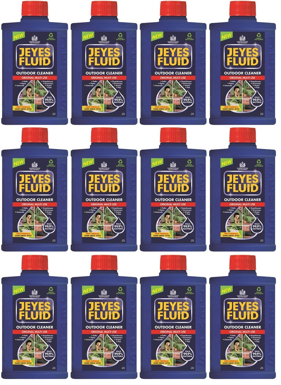 12 x Jeyes Fluid The Original Outdoor Cleaner 300Ml