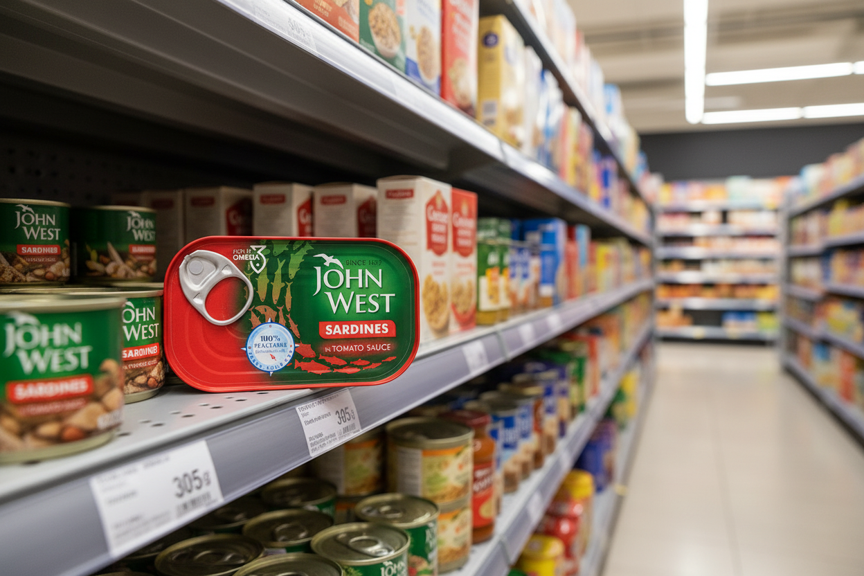 12 x John West Sardines In Tomato Sauce 120G