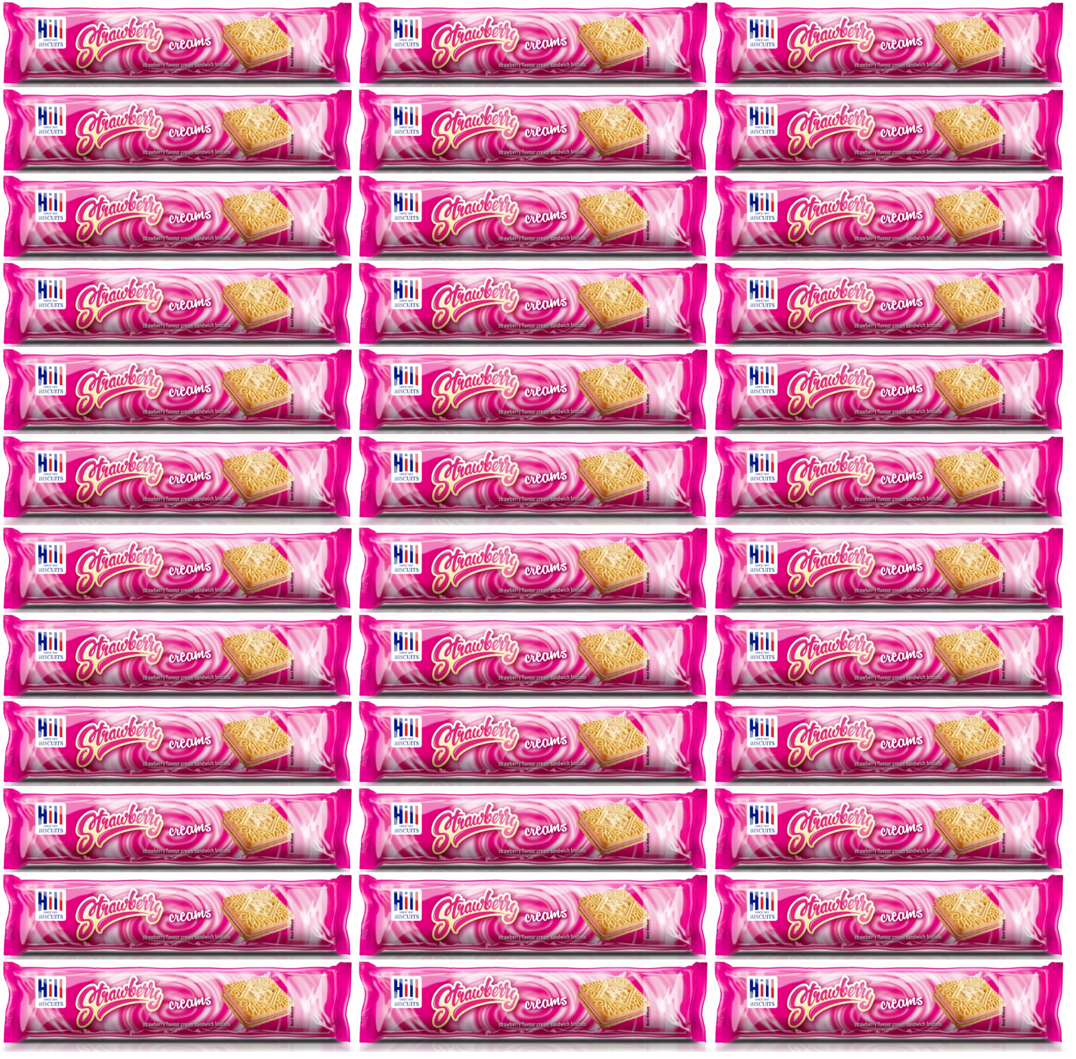 36 x Hills Strawberry Creams - 150GM