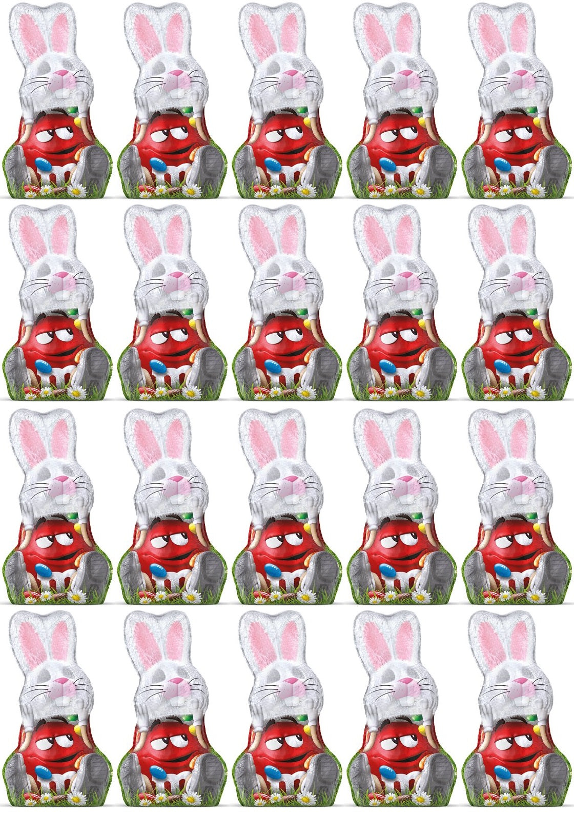 20 x M&m's Milk Chocolate Easter Hollow Shape - 100GM