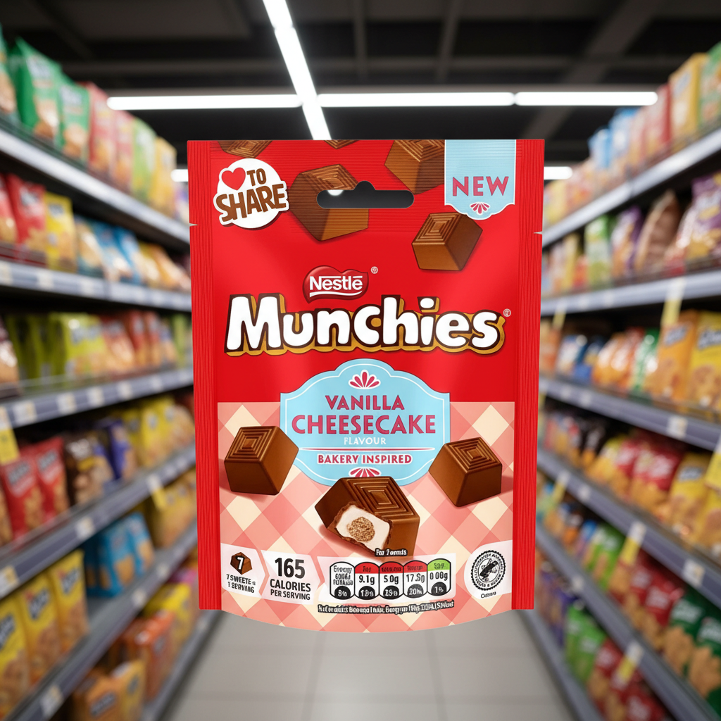 8 x Munchies Cheesecake Pouch - 97G