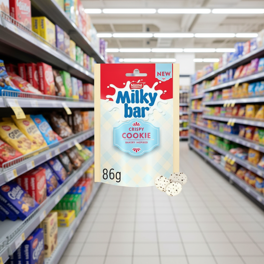 11 x Milkybar Buttons Cookie Crisp Pouch - 86G