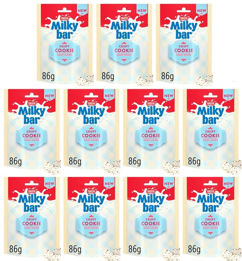 11 x Milkybar Buttons Cookie Crisp Pouch - 86G